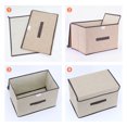 thumbnail image 3 of Unique Bargains 1 Pack Clothes Storage Bags Moving Bags Beige 14.2*9.1*9.4in, 3 of 7