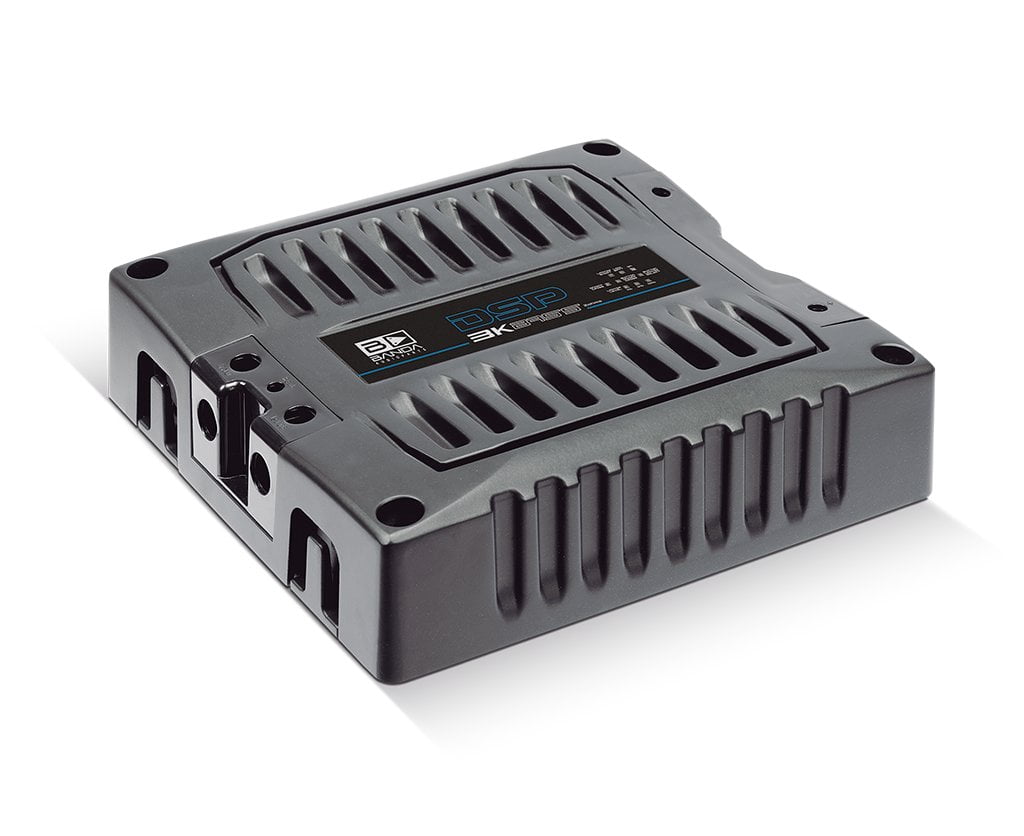 Banda 3000 Watt 1-Ohm Monoblock DSP Bass Car Amplifier - Black