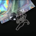 thumbnail image 3 of 20/50/100pcs Thicken Iridescent Zip Lock Bags Laser Packaging Bag Hologram Bag Resealable Jewelry Display Retail Bags Wholesale 12x20cm 20Pcs, 3 of 5