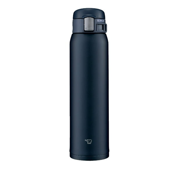 Botella de agua Zojirushi, de acero inoxidable, 600 ml, azul marino SM-SF60-AD