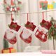 thumbnail image 2 of Calcetín de Navidad 3D Gnome Santa Xmas, bolsa de regalo para dulces, decoración de árbol de chimenea, vacaciones familiares, para mujer Feliz Sencillez, 2 of 5