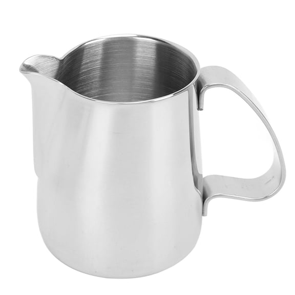 Yajisi 304 Stainless Steel Milk Frother & Steamer 350ml – Precision Spout, Ergonomic Handle, Dual‑Use Pitcher