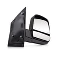 thumbnail image 4 of For Chevy Express 1500 2008-2014 Door Mirror Passenger Side | Manual Folding | Textured Black | Replacement For GM1321395 | 20838066, 4 of 8