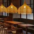 thumbnail image 5 of Arturesthome Southeast Asian Oversize Restaurant Chandelier Scandinavian Rattan Hanging Light, 5 of 22
