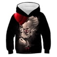 thumbnail image 2 of Otoño e invierno nueva sudadera con cuello redondo de payaso diablo sudadera con capucha impresa en 3D jersey de hombre de moda extranjera hip hop suelto último 2024, 2 of 4