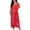 #01Red, variant on Kaftan Dress for Women Plus Size Bathing Suit Cover up Batwing Dress Loose fit mumu Dresses for Women Orange One Size
