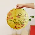 thumbnail image 3 of Cheapark Classical Paper Lanterns - Traditional Lampshade Design with Festive Print, Durable for Courtyard & Indoor Decor, Winter Holiday Celebration Accents, 3 of 6