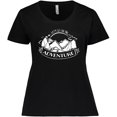 thumbnail image 3 of Inktastic Let's go on an Adventure Mountains Women's Plus Size T-Shirt, 3 of 5