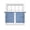 Blue, variant on Vintage Gray Sheer Curtains 96 Inch Length 2 Panels Set Window Treatments, Country Farmhouse Abstract Minimalist Art Rod Pocket Semi Curtains for Living Room/Bedroom/Kitchen Décor, 104"W x 96"L