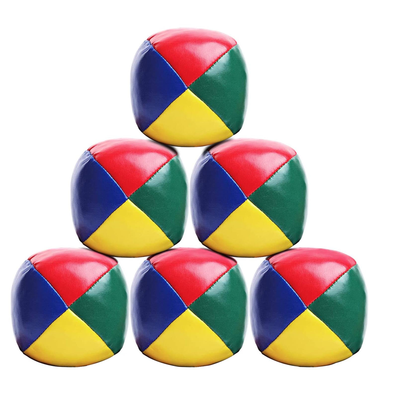 6 Pack Juggling Balls Set for Beginners Quality Mini Juggling Balls Durable 