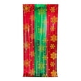 thumbnail image 2 of Taicans 2 Pack Christmas Party Decorations,Red & Green Tinsel Foil Fringe Curtains,Winter Princess Birthday Party Decorations,Winter Photo Booth Prop Backdrop Streamer,Snowflake Birthday Party Decor, 2 of 6