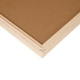thumbnail image 4 of Uxcell 11.8" x 15.7" Cork Board, Bulletin Board Pin Board Notice Board Double Sided Square Framed for Classroom, Brown, 4 of 5