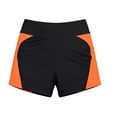 thumbnail image 6 of RYDCOT ‌Women’s High Waisted Period Swimwear Bottoms with Color Block Design, Leakproof & Quick-Dry‌ Orange, 6 of 6
