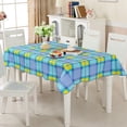 thumbnail image 4 of TIELUTT Film PEVA + Nappe Composite Ronde et Rectangulaire Nappe de Noël Ronde pour Tables Rondes Nappe Réutilisable Nappe de Camping Pique-Nique Nappe d'Automne Table Ronde Petite Table à Moins de 30$, 4 of 4