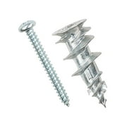 ITW 25125 EZ Ancor Hollow Door and Drywall Anchors, 4-Per Pack