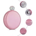 thumbnail image 3 of Frasco para mujer - Frasco de acero inoxidable para licores y bebidas espirituosas - Bolsillo y bolso - Lindo, 3 of 6