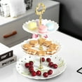 thumbnail image 3 of Dessert Plate Stand,Fruit Tray Rack 3 Fruit Tray Rack Pastry Stand World-Class Design, 3 of 5