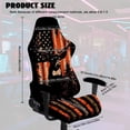 thumbnail image 7 of KUIFORTI American Flag Deer Gaming Chair Covers Easy Installation Elastic Gaming Chair Seat Cover with 2Pcs Armrest Slipcover Comfortable for Home, Shop, Living Room, Office, 7 of 7