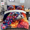 thumbnail image 2 of 3 Pieces Duvet Cover Set-Abstract 3D Seal- 3D Print Bedding 1 Duvet Cover 2 Pillowcases Natural Animals Comforter Set Soft Breathable for Boys Girls Children Duvet Set 8B54ANI8, 2 of 6