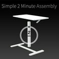 thumbnail image 4 of VIVO Pneumatic 32" x 16" Over Sofa Laptop Table, Mobile Desktop, White, 4 of 8