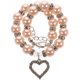 thumbnail image 1 of Collar para mascotas con colgante de corazón de cristal, collar para gatos y perros, joyería con perlas brillantes, talla M (rosa), 1 of 7
