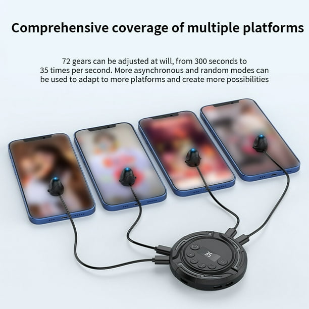 Universal Smart Autoclickers Intelligent Adjustable Physical Finger