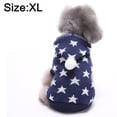 thumbnail image 2 of Halloween Pet Clothing Dog Sweater Dog Hooded Sweater Star Pattern Sweater, 2 of 5