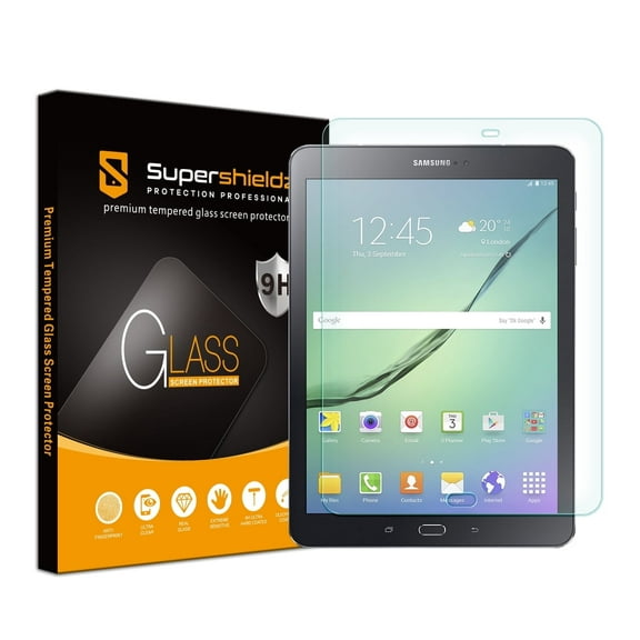 [1-Pack] Supershieldz for Samsung Galaxy Tab S2 9.7 Inch Tempered Glass Screen Protector, Anti-Scratch, Anti-Fingerprint, Bubble Free