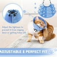 thumbnail image 4 of JANGSLNG Cat Cone Collar Soft Comfortable Cat Recovery Collar for Post-Surgery Healing And Anxiety Prevention Adjustable Breathable for Cat, 4 of 7