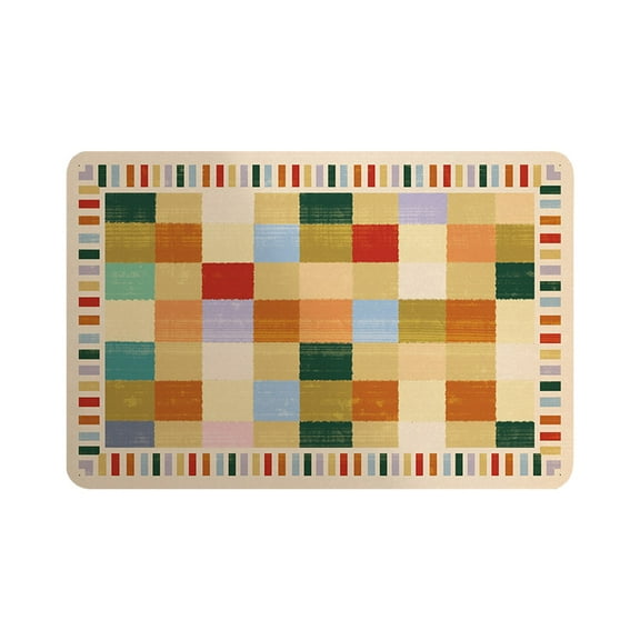 Hwkond Bath Rugs Clearance, Absorbent Bathroom Bath Mat Shower Rug Quick Drying Bath Mats Kitchen Entrance Doormats Home Floormat Bathtub Carpet