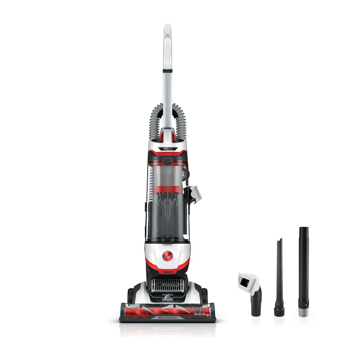 Hoover MAXLife PowerDrive Elite High Performance Swivel XL Bagless Upright Vacuum Cleaner with HEPA Media Filtration, UH75110 - 1
