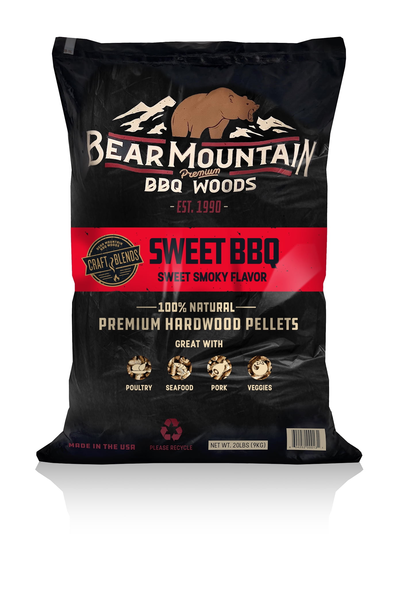 Bear Mountain BBQ - Sweet BBQ Craft Blends® BBQ Pellets