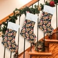 thumbnail image 3 of Ryvnso Christmas Stockings Gingerbread Man Christmas 17.7" Large Stocking Decoration 2 Pack, 3 of 7