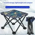 thumbnail image 4 of Dvkptbk Outdoor Folding Chair Camping Picnic Ultra-Light Portable Chair Camping Picnic Beach Small Horse Zip Self-Driving Fishing Stools Camping Chairs Camping & Hiking Sports & Outdoors, 4 of 8