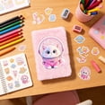 thumbnail image 4 of Bcylexb Plush Journal Notebook, Fluffy Fuzzy Soft Cover Journal With Cute Cartoon Animal Designs for Students Teens Gift Writing Stationery, 4 of 6