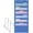 Blue, variant on Mr. Pen- Hanging Wall File Organizer with 6 Name Tag, 6 Pocket, 3 Overdoor Hangers Included, Over The Door File Organizer