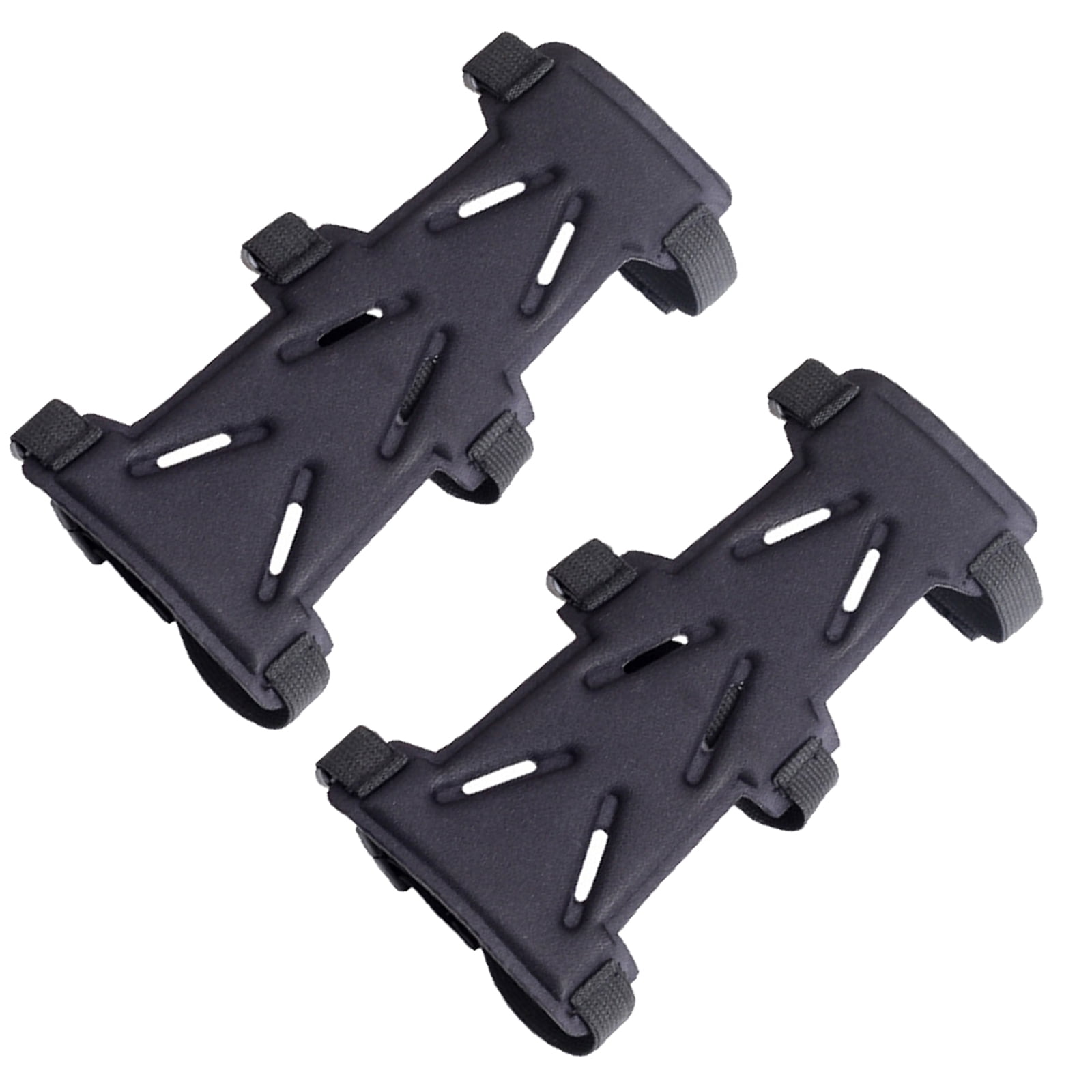 IMIKEYA 2pcs Archery Arm Guard Black Cloth Adjustable Protective Sleeve