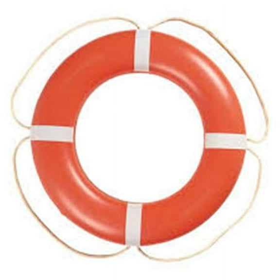 570004 30 ft. Aerobuoy Life Ring MA Orange Canadian Coast Guard AY63