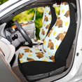 thumbnail image 6 of ALAZA Groundhog Dog Stars Car Seat Covers 2 PCs Universal Auto Front Seats Interior Protector, 6 of 7