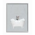 thumbnail image 1 of Stupell Industries Wolf Blue Bath Cute Animal Design Framed Wall Art by Leah Straatsma, 1 of 7