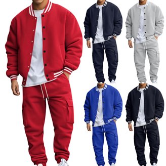 Victory Outfitters Men's Athletic Tricot Track Jacket and Matching