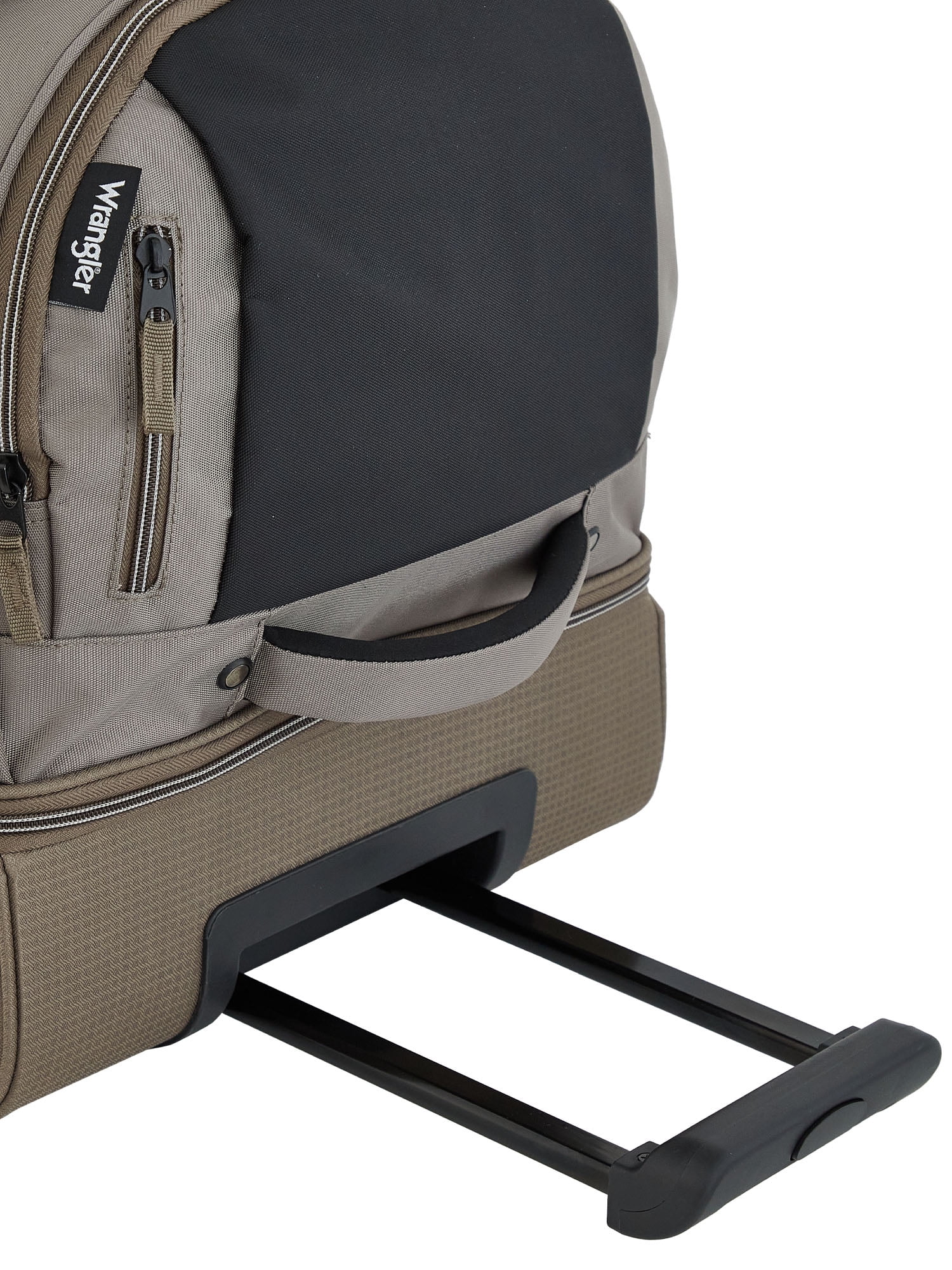 Wrangler Jumbo 36" Drop-Bottom Rolling Duffel with Telescopic Handle - Fallen Rock