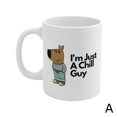 thumbnail image 2 of Taza de café "Just A Chill Guy" de 11 oz, regalo de meme "Chill Guy", divertida taza de café, regalo de Navidad, divertido regalo de amigo secreto cifrado, 2 of 2
