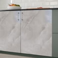 thumbnail image 3 of SIYTUAU Faux Marble Adhesive Film 118X24 Inch For Kitchen Countertops Cabinets Waterproof Oil Resistant Moisture Proof, 3 of 7