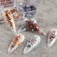 thumbnail image 4 of 6 boxes Nail Sequins and Nail powder,Nail Art Glitter Mixed Shining for Nail Decoration DIY, 4 of 6
