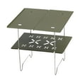 thumbnail image 3 of koolsoo Camping Table Compact Foldable Small Table Folding Table for BBQ Yard Picnic Green, 3 of 9
