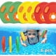 thumbnail image 1 of Flotadores de natación para niños, bandas de espuma EVA de material seguro para los brazos, fuerte flotabilidad, diseño sin inflar para generar confianza en el agua de la piscina, ayuda para nadar, 1 of 5