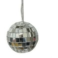 thumbnail image 2 of Kurt Adler 4" Glass Mirror Ball Christmas Ornaments, Set of 4, 2 of 5