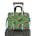 thumbnail image 2 of FORMRS 16" Laptop Bag Carrying Sleeve Case with Handle Travel Shoulder Briefcase, American Footballs, 2 of 8