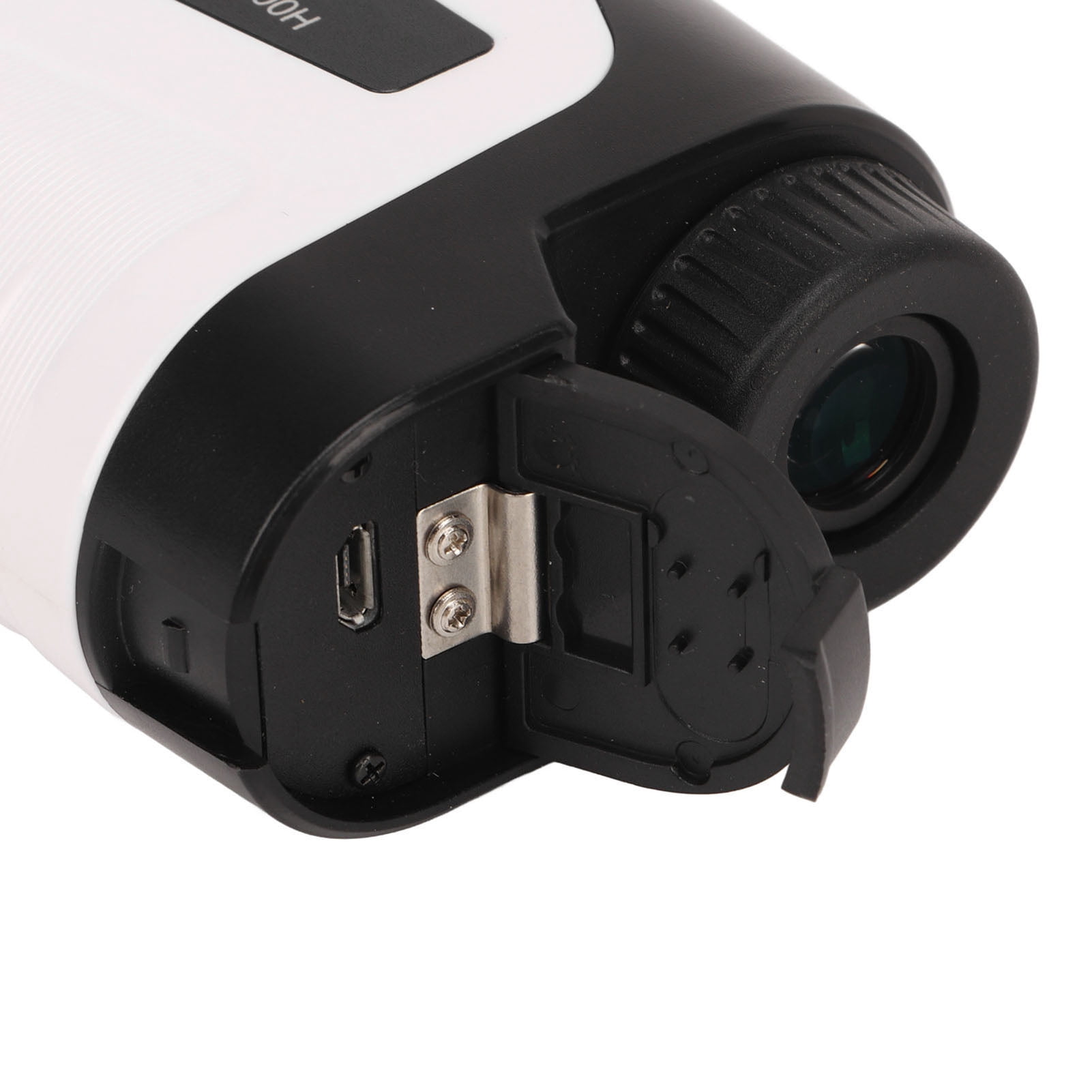 Nieyigj Golf Rangefinder with Slope Switch USB Rechargeable 6.5X Magnification 656 Yards / 600m Range Laser Range Finder White